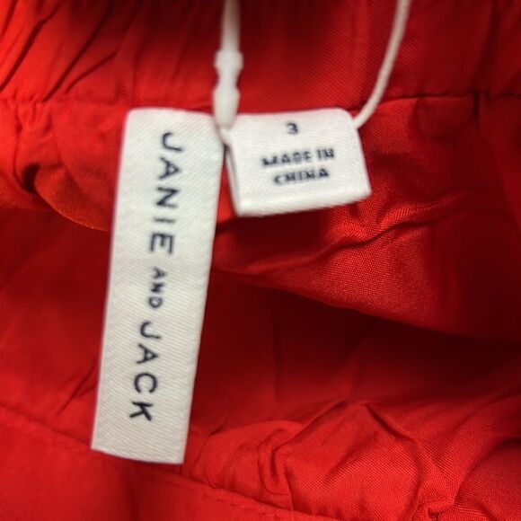 Janie and Jack 1000348542 Moto Red Tiered Tulle Skirt NWT - Picture 6 of 8